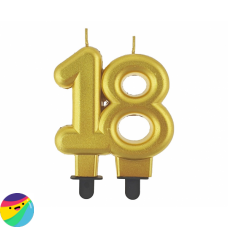 Svečka zlata št. 18